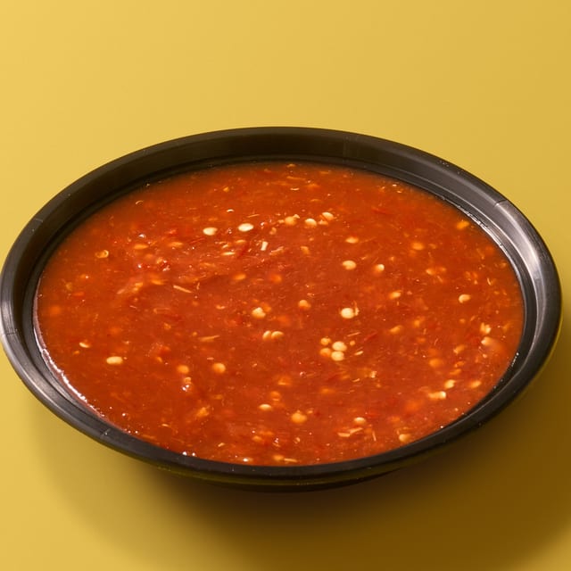 Large Don's Signature Hot Sauce.