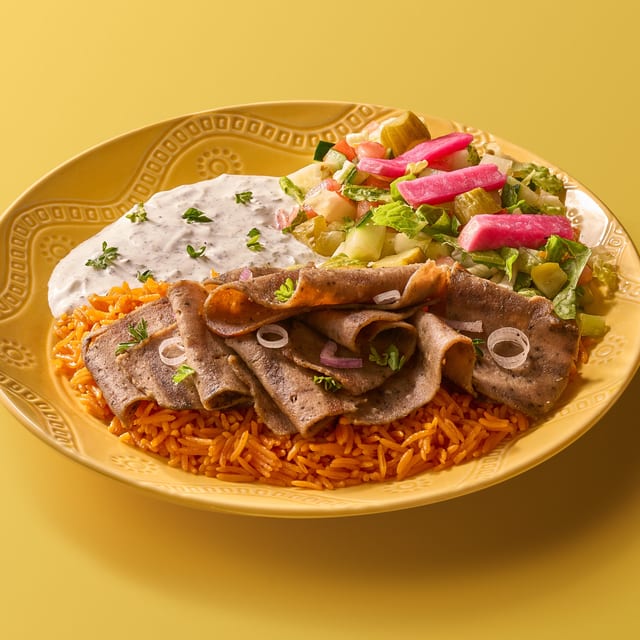 Lamb Gyro Plate.