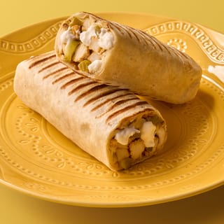 Chicken Shawarma Saj Wrap