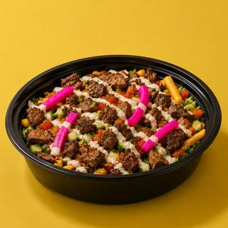 The Don's Signature Egyptian Kofta Kabob Fries