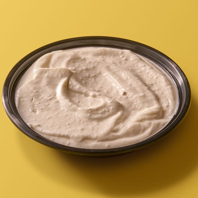 Large Creamy Garlic Sauce.