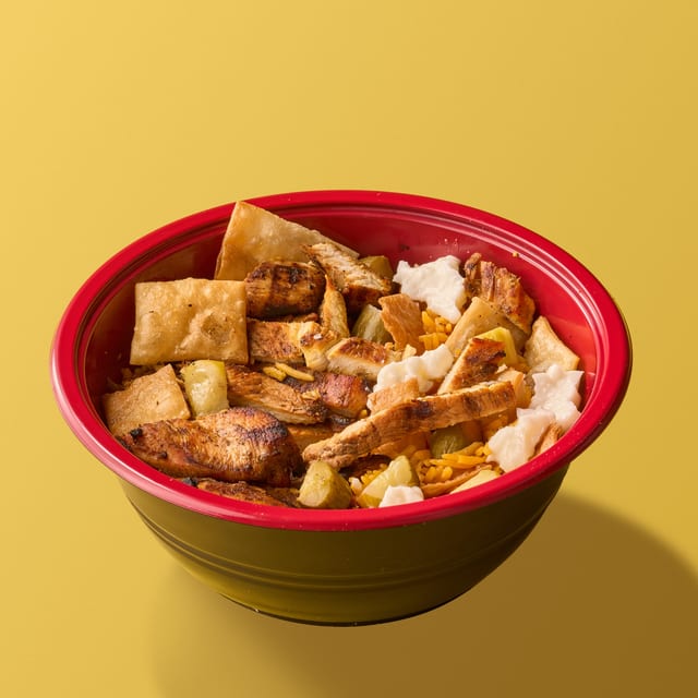 Chicken Shawarma Fatteh Bowl.
