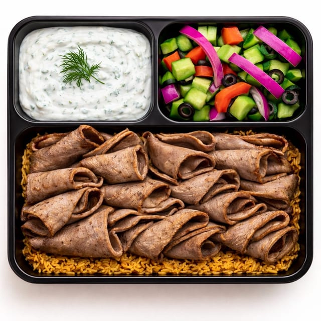 Lamb Gyro Plate.