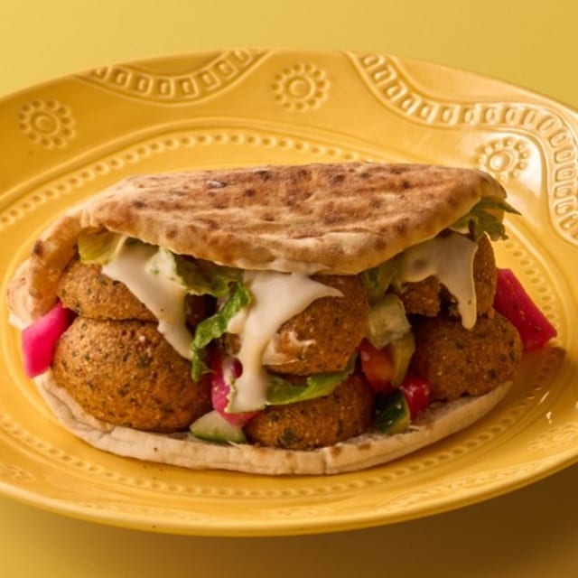 Famous Falafel Pita.