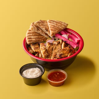 Chicken Shawarma and Rice Bowl