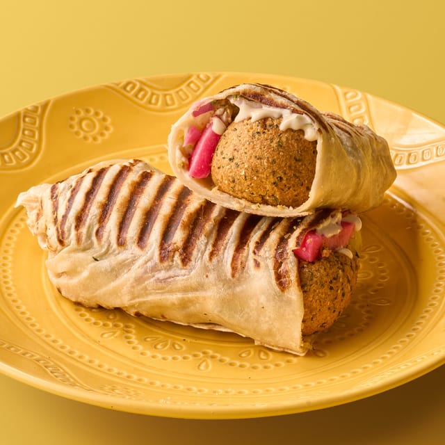 Falafel Saj Wrap.