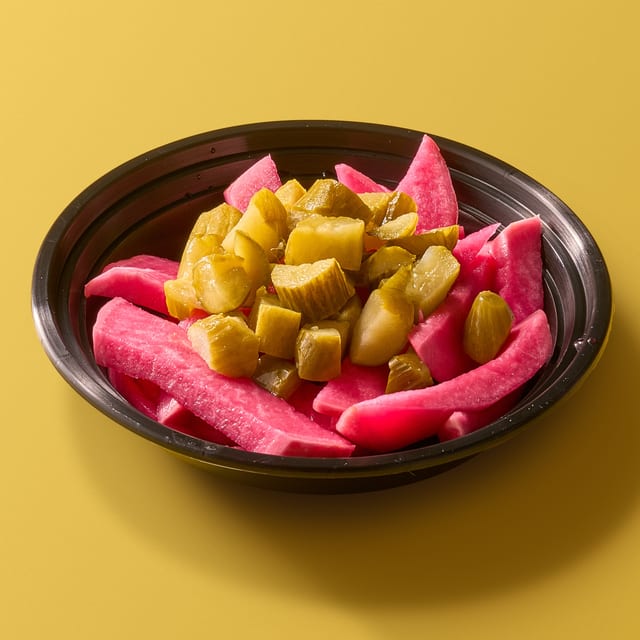Large Mix pickles.