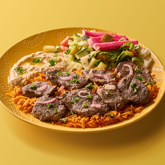 Beef Kabob Plate (Filet Mignon).